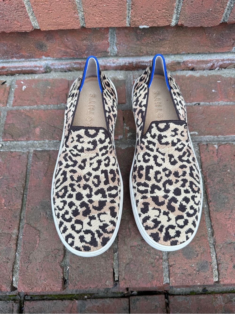 Rothy’s Cheetah Leopard The Sneaker Shoe Size 9M Women’s